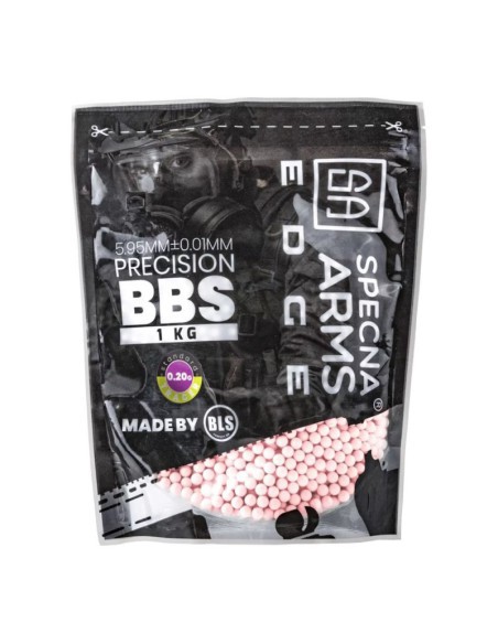 Bolas Tracer Edge Precision 0.20g Rojas | Airsoft Yecla