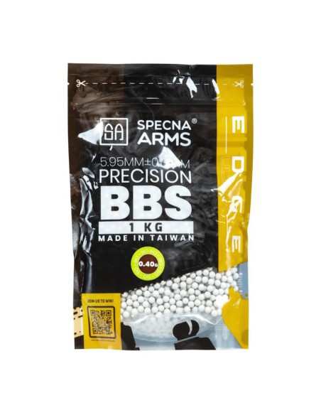 Bolas biodegradables EDGE ULTRA 0.40g | Airsoft Yecla