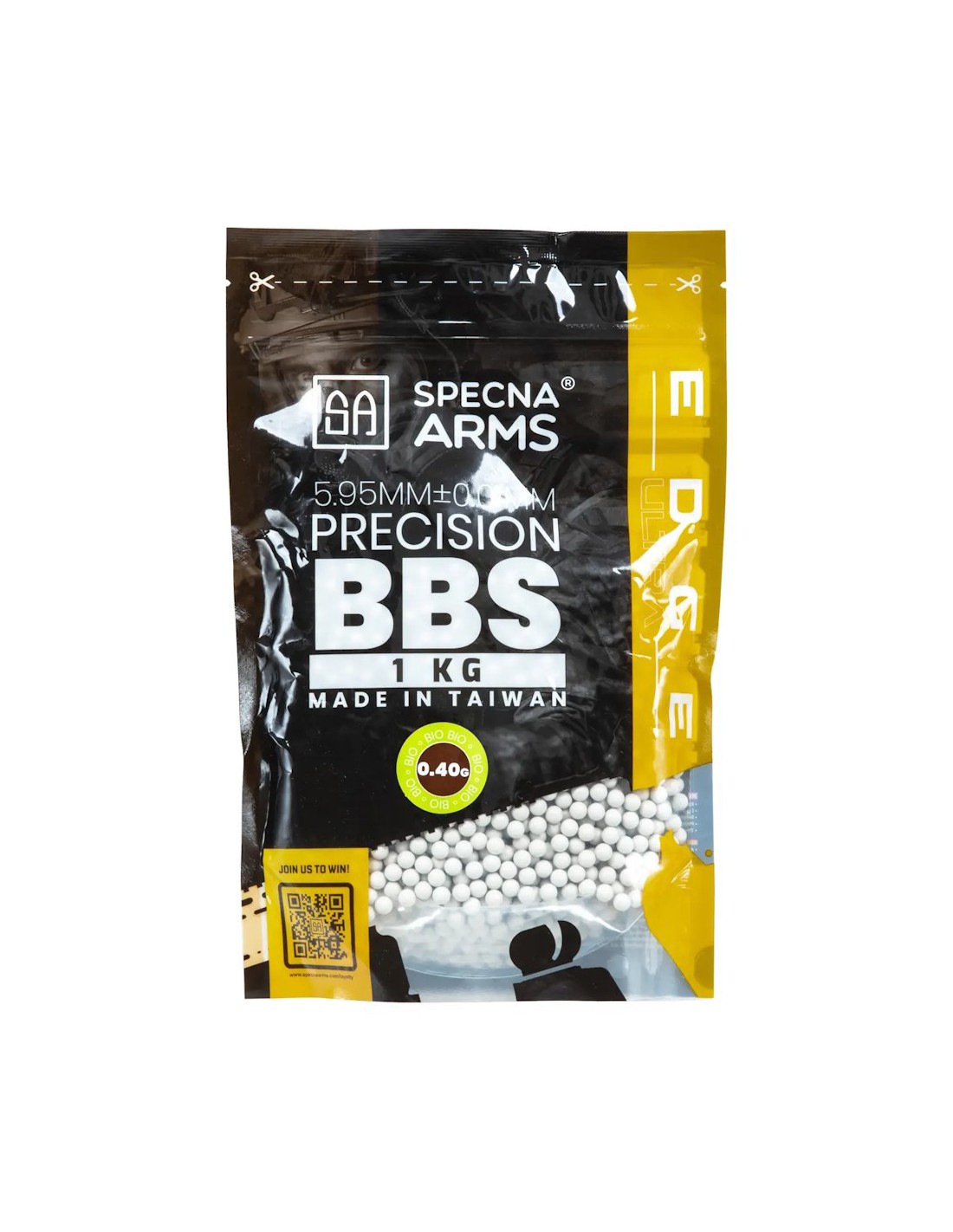 BOLAS BIODEGRADABLES 6MM 0.40G