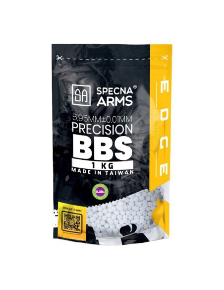 Bolas biodegradables EDGE ULTRA 0.40g | Airsoft Yecla