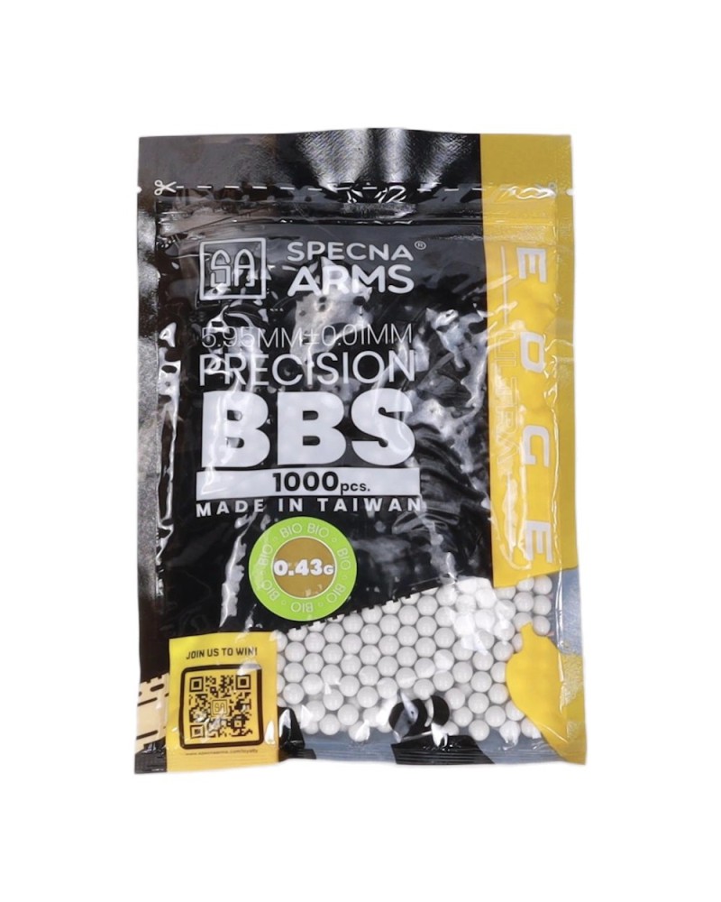 Bolas biodegradables EDGE ULTRA 0.40g | Airsoft Yecla