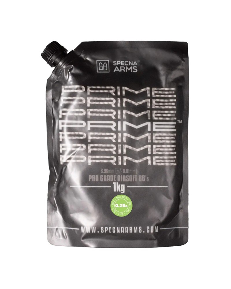 Bolas biodegradables PRIME PRECISION 0.25g | Airsoft Yecla