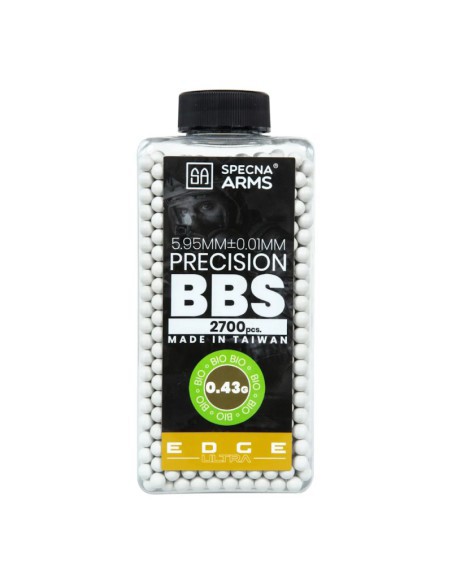 Bolas biodegradables EDGE ULTRA 0.43g | Airsoft Yecla