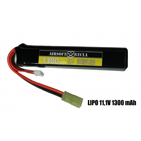 11,1V Lipo 30C 1300mAh Battery Tube