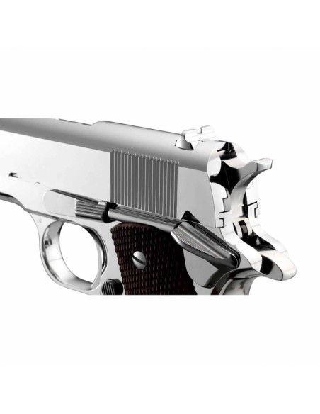 Pistola Gas Government Mark IV Series´70 Nickel Plata | Airsoft Yecla