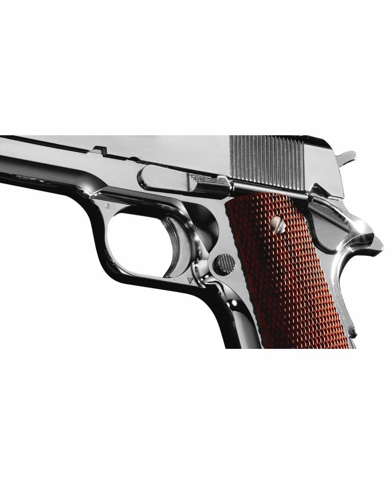 Pistola Gas Government Mark IV Series´70 Nickel Plata | Airsoft Yecla