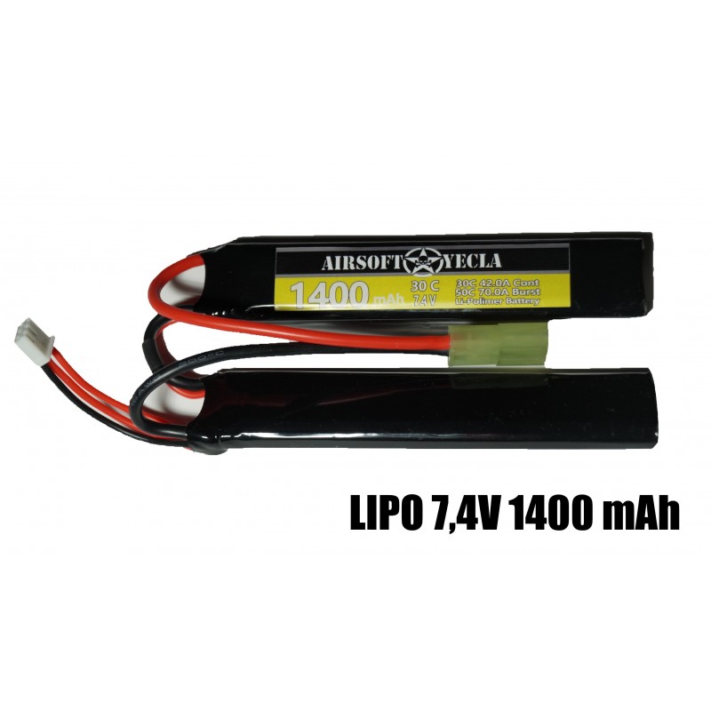 Bateria 7.4 LIPO 30C 1300mAh