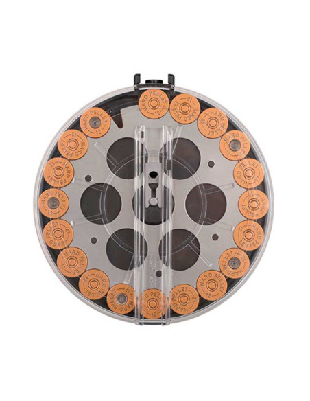 Cargador AEG Escopeta SGR-12 Drum Tokyo Marui Negro-Plata | Airsoft Yecla 2