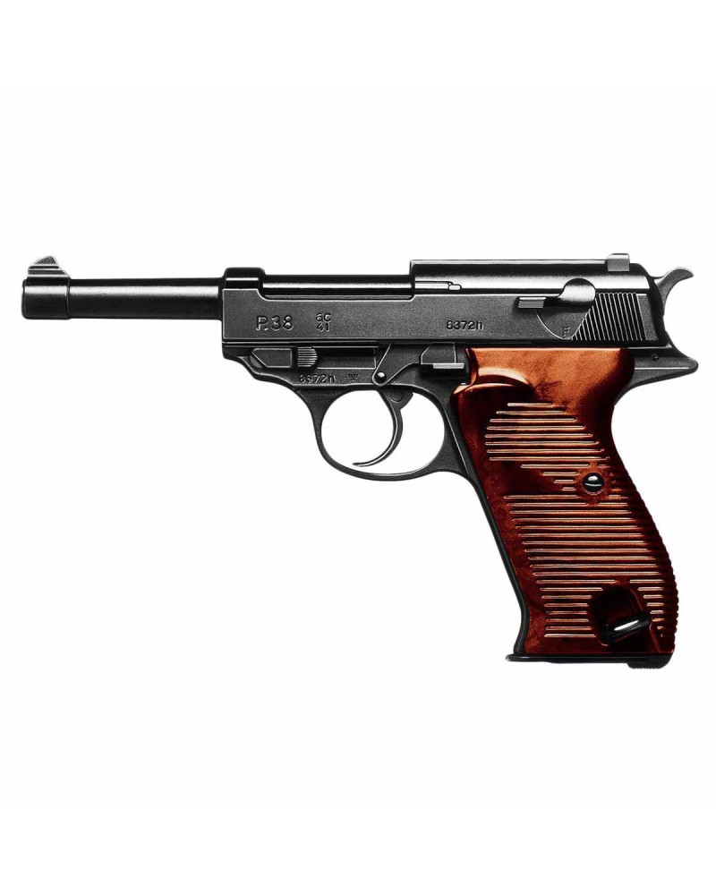 Pistola muelle 10HOP Walther P38 Tokyo Marui Negro | Airsoft Yecla