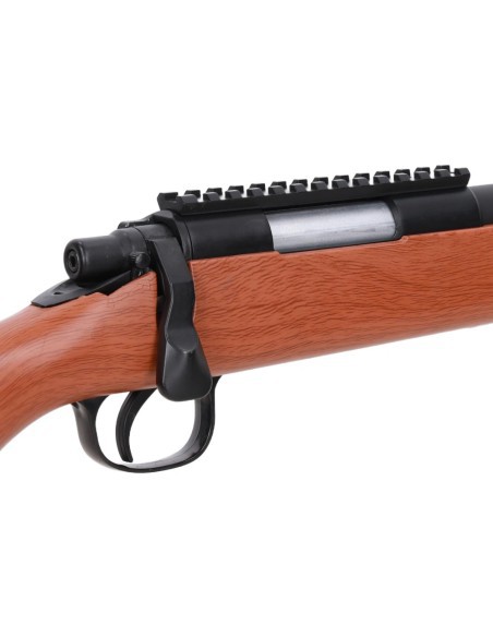 Francotirador Specna Arms M700 RETRO de cerrojo marrón | Airsoft Yecla