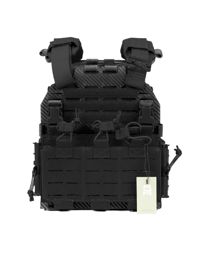 Chaleco táctico V066 BK - SIXMM | Airsoft Yecla