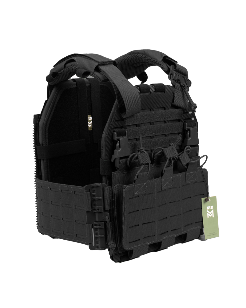 Chaleco táctico V066 BK - SIXMM | Airsoft Yecla