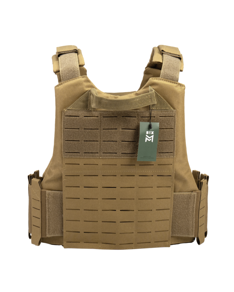 Chaleco táctico CUV VEST TAN - SIXMM | Airsoft Yecla