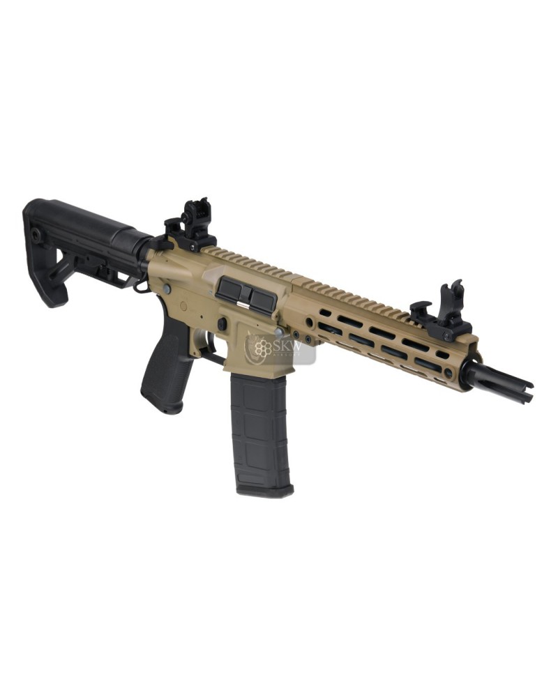 Fusil AEG Shinobi Tan Combo - Saigo Defense | Airsoft Yecla