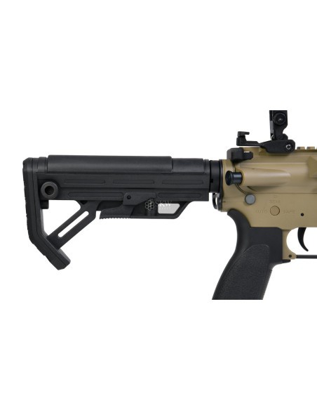 Fusil AEG Shinobi Tan Combo - Saigo Defense | Airsoft Yecla