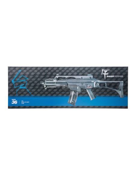 Fusil 36 AEG TAN - Saigo Defense | Airsoft Yecla