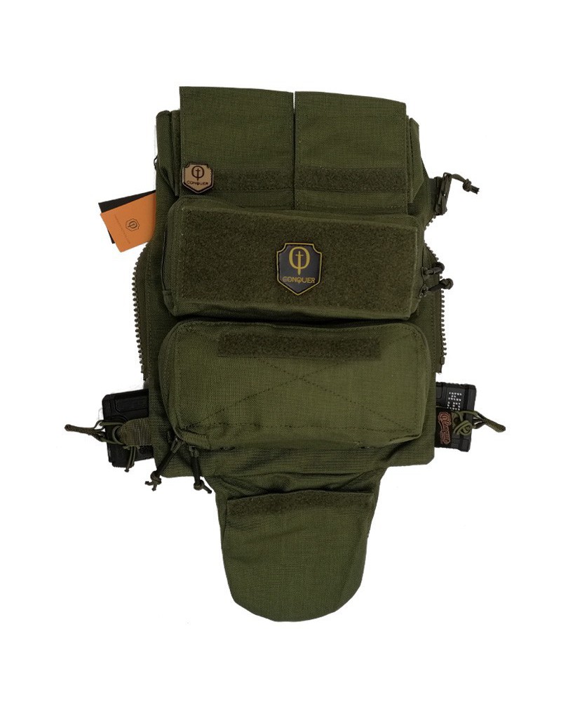 Backpanel C2 Elite OD compatible APC/CVS - Conquer | Airsoft Yecla