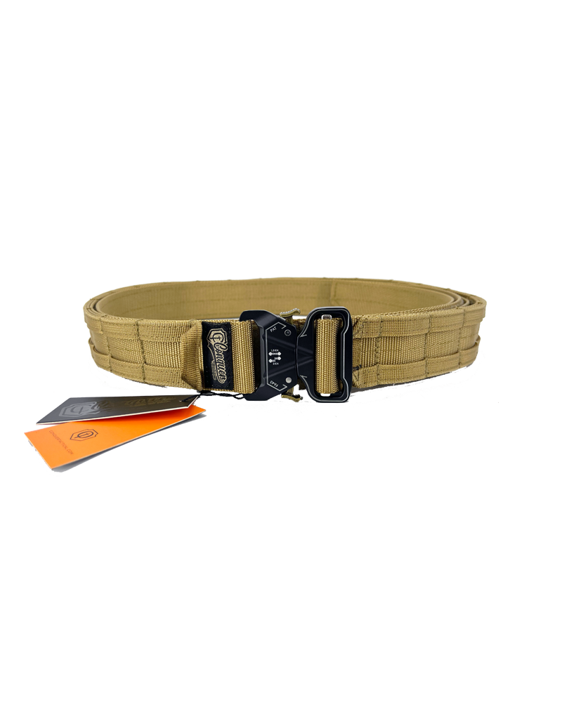 Cinturón Double Belt M Tan - Conquer | Airsoft Yecla