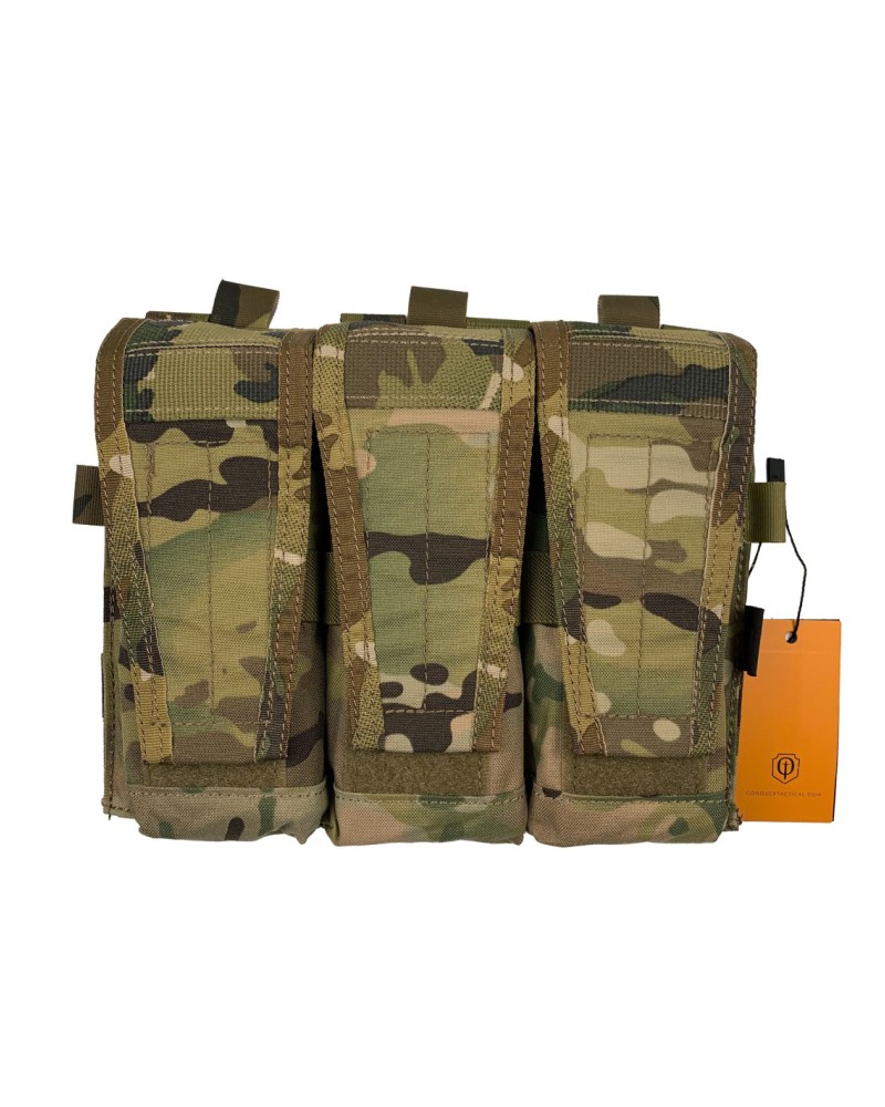 Funda triple para cargadores CVS - CONQUER | Airsoft Yecla