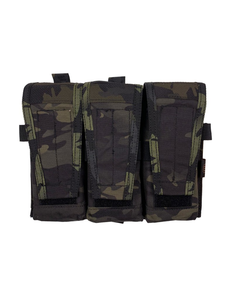 Funda triple para cargadores Conquer CVS MCBK