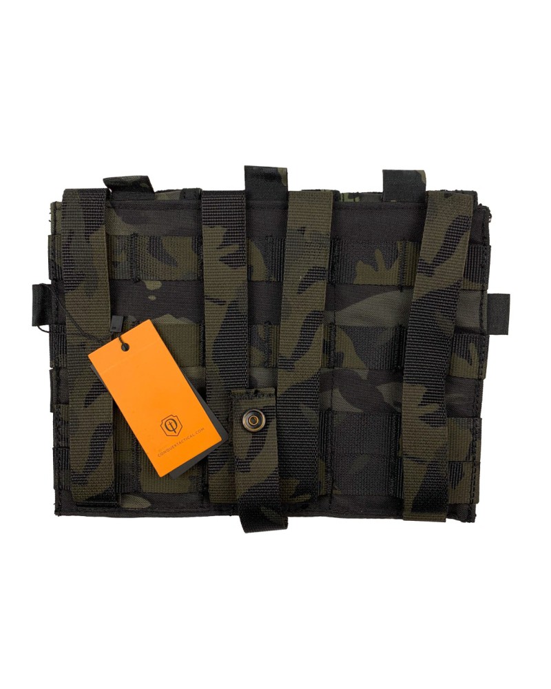Funda triple para cargadores Conquer CVS MCBK