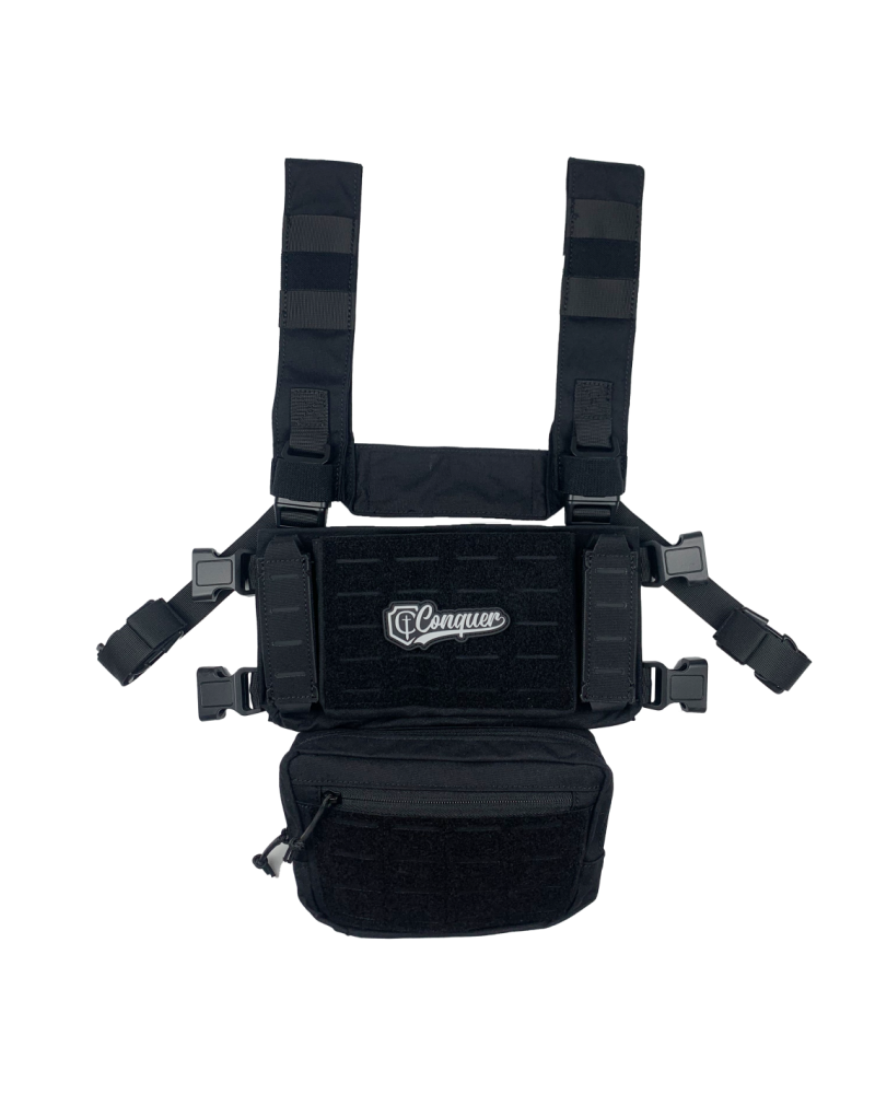 Chest Rig Core - BK - Conquer, modular y ligero