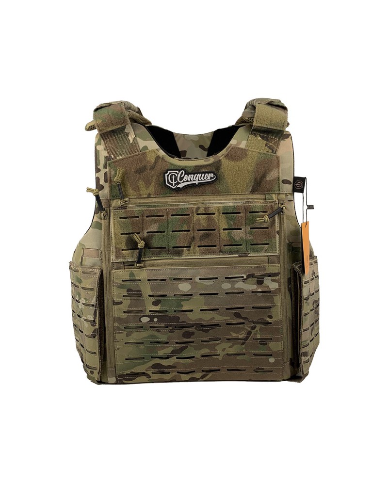 Chaleco CONQUER BAC MC compatible IIIA | Airsoft Yecla