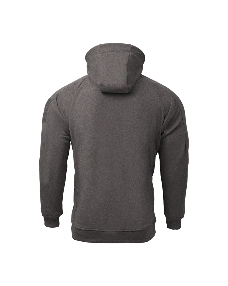 Sudadera táctica Fullzip Conquer Gris oscuro L | Airsoft Yecla