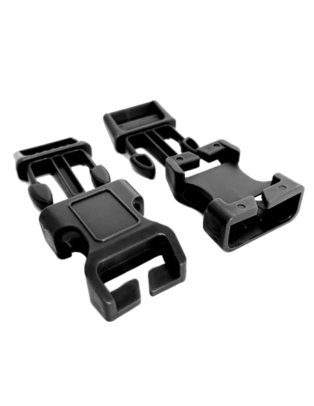 Juego de hebillas de repuesto 2 piezas BK | Airsoft Yecla