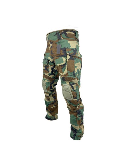 Pantalón DLX PANT Woodland XS - CONQUER | Airsoft Yecla 2