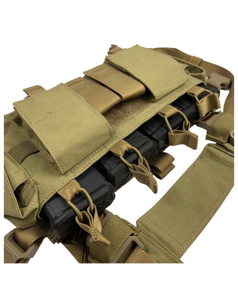 Chaleco Multi Chest Rig - Conquer - Tan | Airsoft Yecla