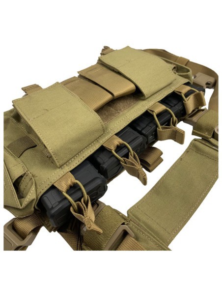 Chaleco Multi Chest Rig - Conquer - Tan | Airsoft Yecla