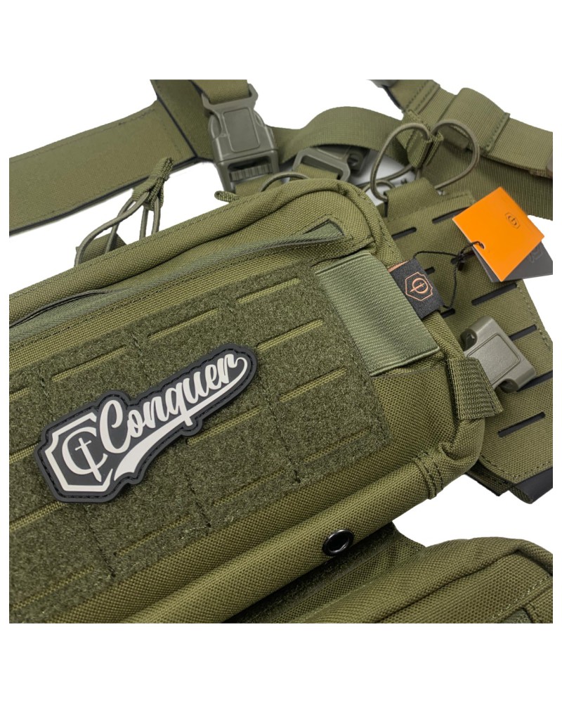 Chest Rig Titan OD - Conquer | Airsoft Yecla