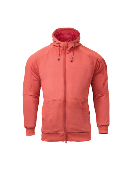 Sudadera táctica Fullzip Tactical Hoodie roja XL - CONQUER