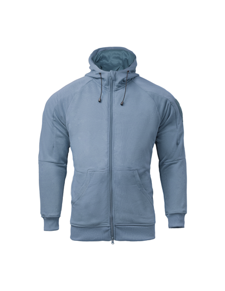 Sudadera táctica Fullzip CONQUER - azul - XS