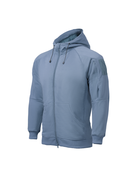 Sudadera táctica Fullzip CONQUER Azul - S