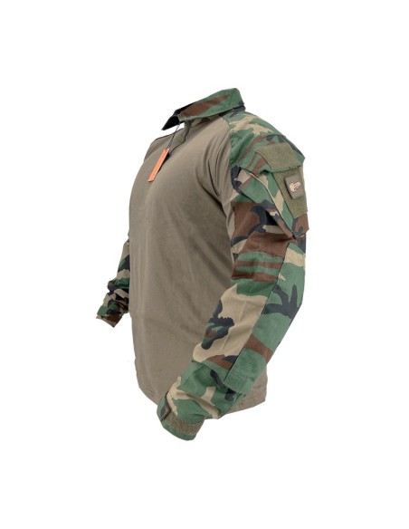 Camisa DLX SHIRT Woodland XXL - CONQUER | Airsoft Yecla 2