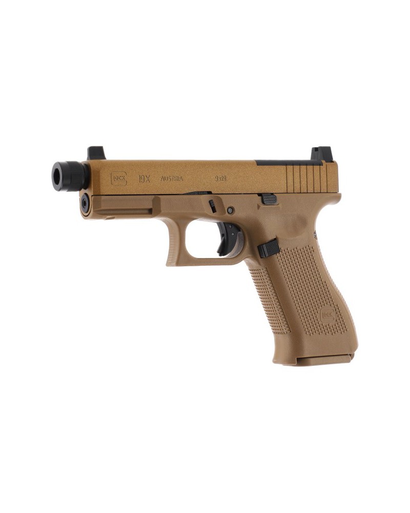 Pistola Glock 19X MOS CO2 4,5mm BB Coyote - GLOCK
