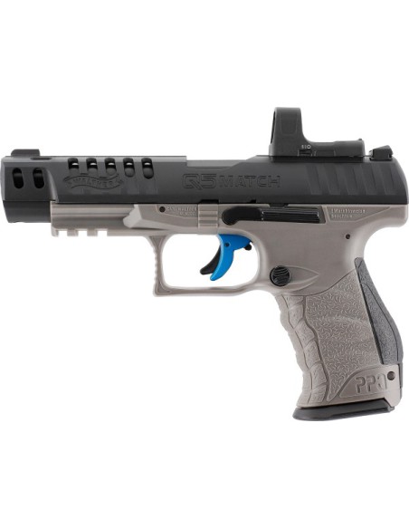 Pistola Q5 Match Combo CO2 4,5 mm 21 rds - Walther