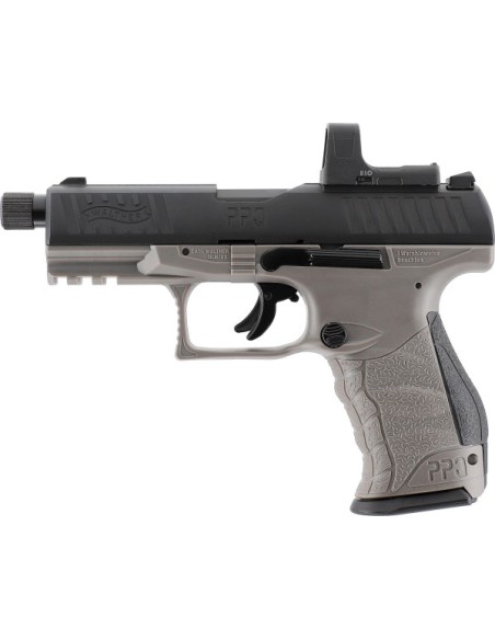 Pistola CO2 PPQ M2 Q4 TAC Combo 4,5 mm 21 rds - Walther