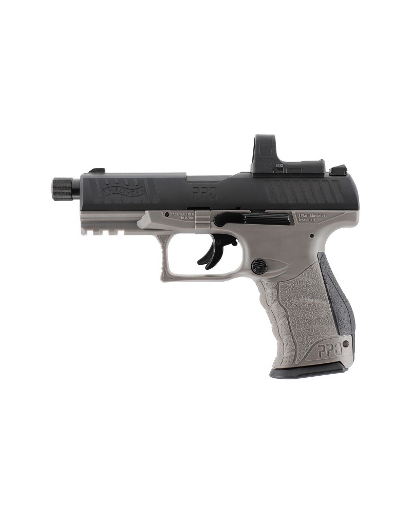 Pistola CO2 Walther PPQ M2 Q4 TAC Combo 4,5mm | Airsoft Yecla