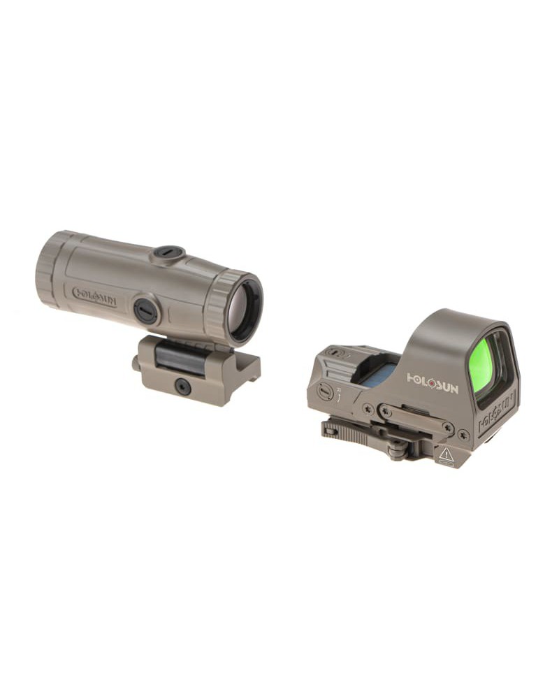 Visor Punto Rojo HS510C Solar + HM3X 3x QD - Holosun | Airsoft Yecla