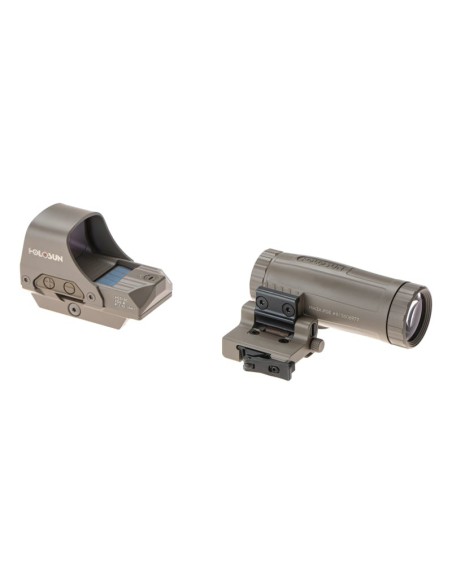 Visor Punto Rojo HS510C Solar + HM3X 3x QD - Holosun | Airsoft Yecla