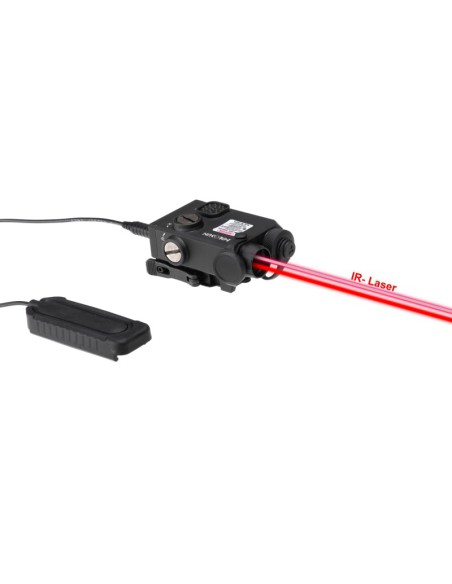 Visor láser coaxial LS221-RD Rojo+IR - Holosun | Airsoft Yecla