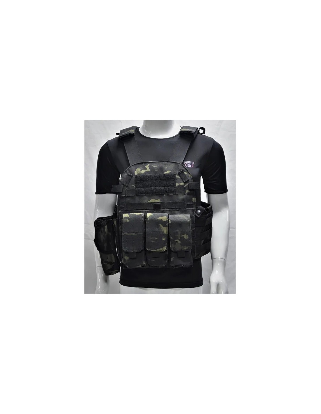 Chaleco de combate estilo 6094 ECO con sistema Molle
