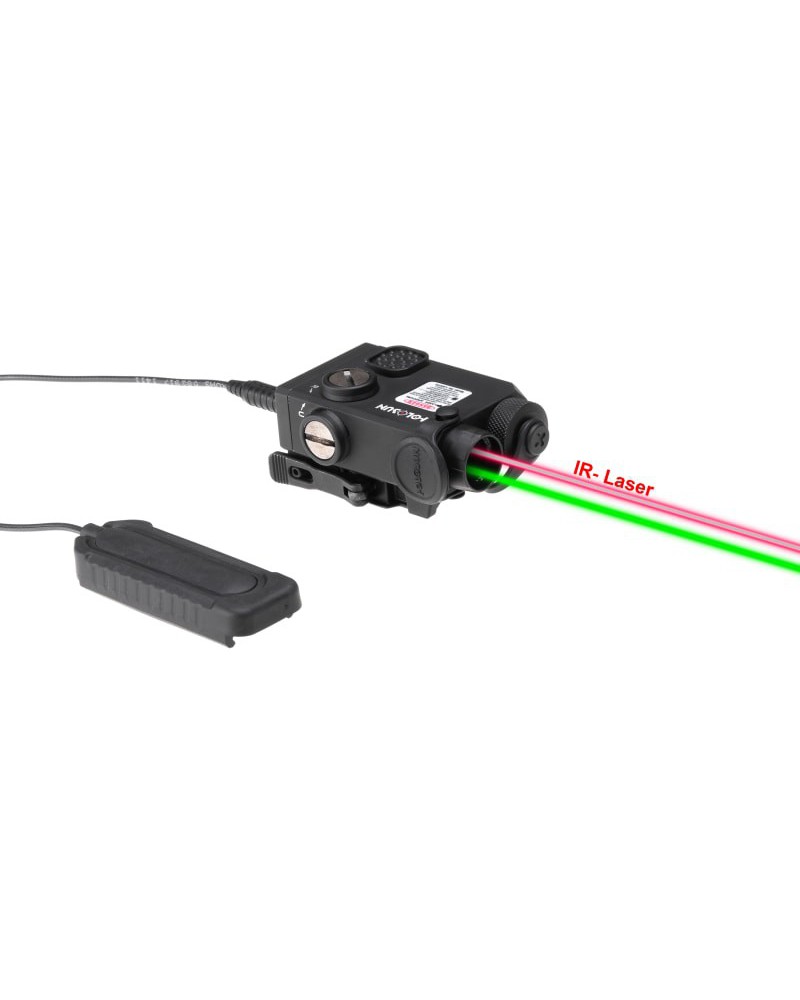 Visor láser coaxial LS221-GR verde + IR - Holosun
