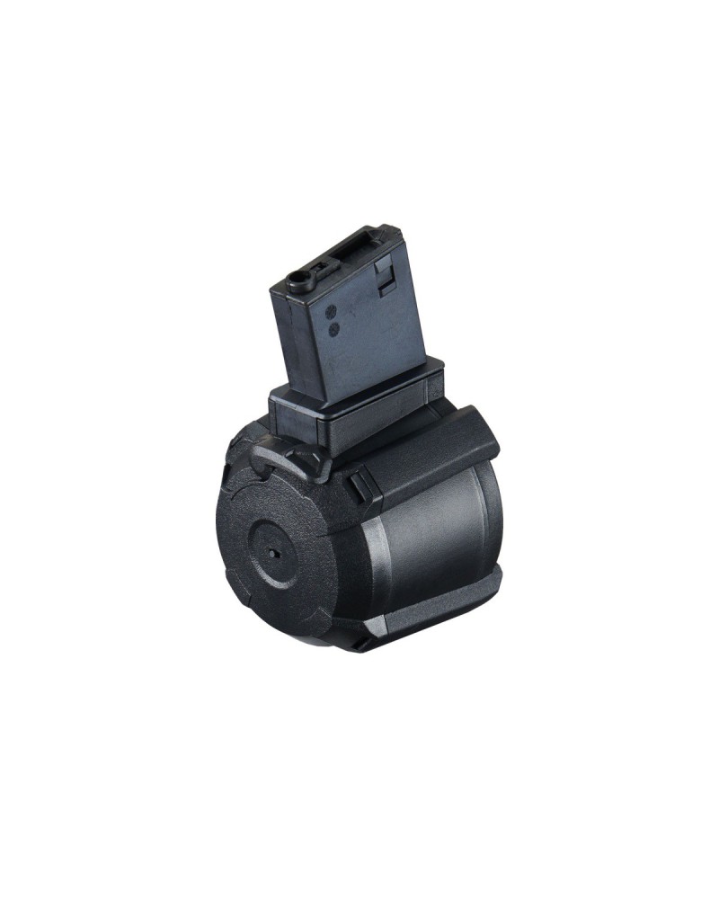 Cargador tambor Drum M4 1200 BBs eléctrico - Lancer Tactical