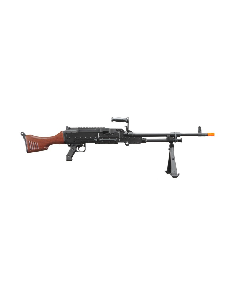 Ametralladora M240W AEG con acabados madera - Lancer Tactical