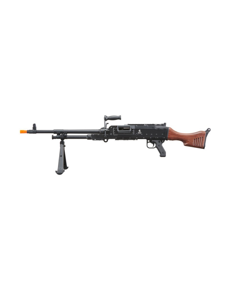 Ametralladora M240W AEG con acabados madera - Lancer Tactical
