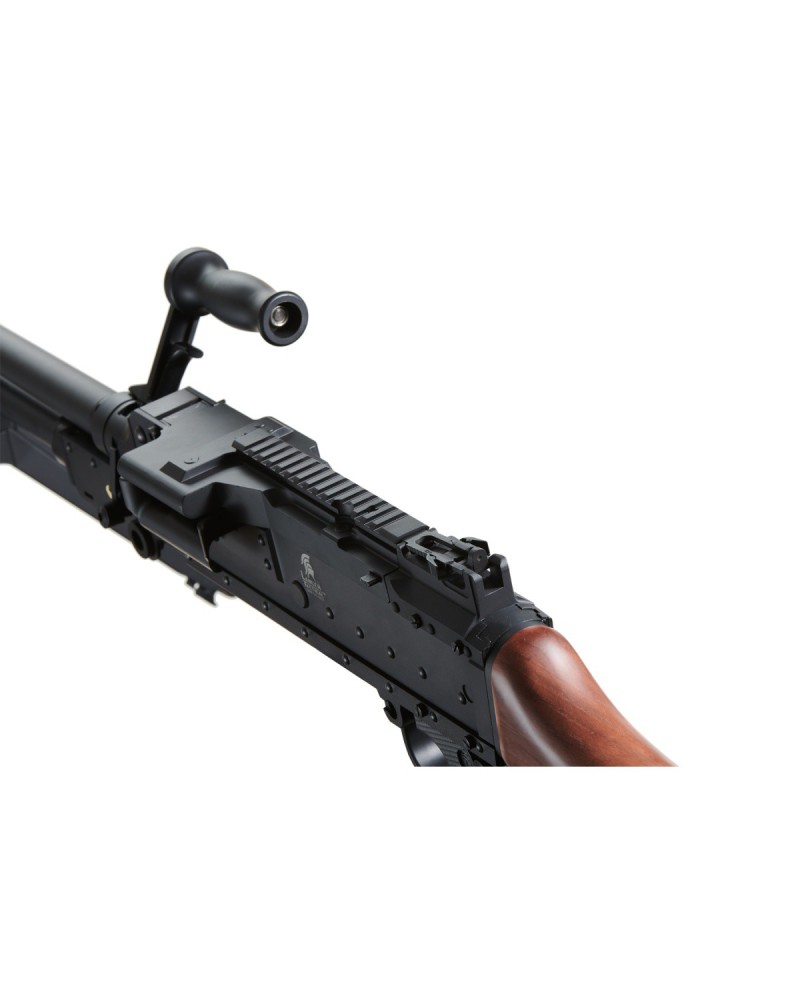 Ametralladora M240W AEG con acabados madera - Lancer Tactical